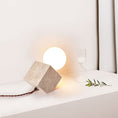 Load image into Gallery viewer, Cube Stone Table Lamp