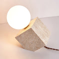 Load image into Gallery viewer, Cube Stone Table Lamp