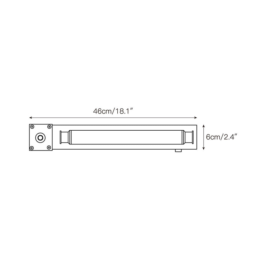 Cutshall Wall Lamp – detail 3 — Dimension drawings 1