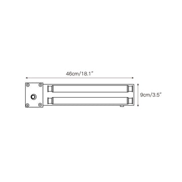 Cutshall Wall Lamp – detail 4 — Dimension drawings 2