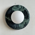 Load image into Gallery viewer, Orli Dark Green Marble Sconce