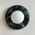 Load image into Gallery viewer, Orli Dark Green Marble Sconce