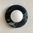 Load image into Gallery viewer, Orli Dark Green Marble Sconce