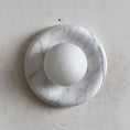 Load image into Gallery viewer, Orli White Marble Sconce