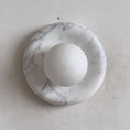 Load image into Gallery viewer, Orli White Marble Sconce