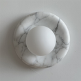 Load image into Gallery viewer, Orli White Marble Sconce