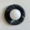 Load image into Gallery viewer, Orli Dark Green Marble Sconce