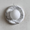 Load image into Gallery viewer, Orli White Marble Sconce