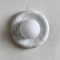Load image into Gallery viewer, Orli White Marble Sconce
