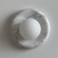 Load image into Gallery viewer, Orli White Marble Sconce