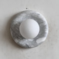 Load image into Gallery viewer, Orli White Marble Sconce