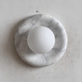 Load image into Gallery viewer, Orli White Marble Sconce