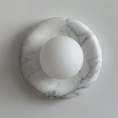 Load image into Gallery viewer, Orli White Marble Sconce