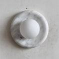 Load image into Gallery viewer, Orli White Marble Sconce