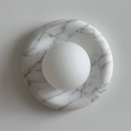 Load image into Gallery viewer, Orli White Marble Sconce