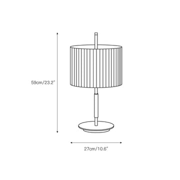 Danona Table Lamp – detail 3 — Dimension drawings 1