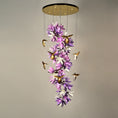 Load image into Gallery viewer, Delphinium Purple Chandelier