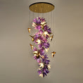 Load image into Gallery viewer, Delphinium Purple Chandelier