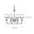 Load image into Gallery viewer, Diana Brass Chandelier