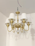 Load image into Gallery viewer, Diana Brass Chandelier