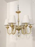 Load image into Gallery viewer, Diana Brass Chandelier