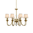 Load image into Gallery viewer, Diana Brass Chandelier