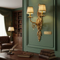 Load image into Gallery viewer, Dominique Brass Wall Lamp