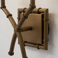 Load image into Gallery viewer, Double Arm Bamboo Sconce
