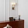 Load image into Gallery viewer, Double Arm Bamboo Sconce