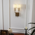 Load image into Gallery viewer, Double Arm Bamboo Sconce