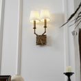 Load image into Gallery viewer, Double Arm Bamboo Sconce