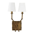 Load image into Gallery viewer, Double Arm Bamboo Sconce