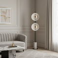 Load image into Gallery viewer, Double Moon Floor Lamp