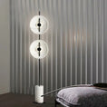 Load image into Gallery viewer, Double Moon Floor Lamp
