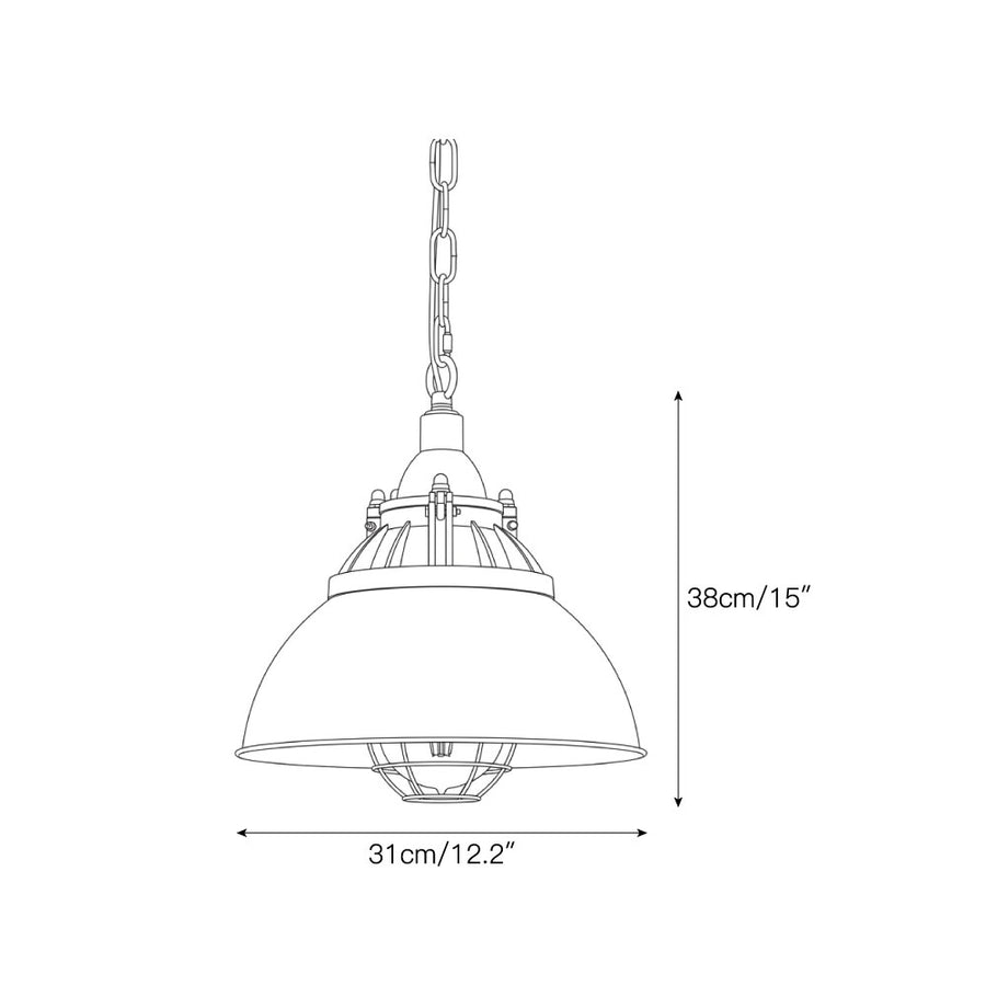 Drayton Pendant Lamp – detail 3 — Dimension drawings 1