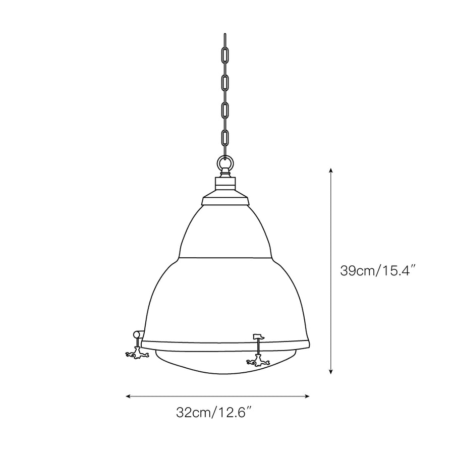 Dunlop Pendant Lamp – detail 3 — Dimension drawings 1