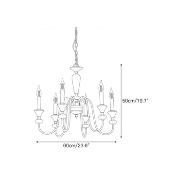 Dunwelle Chandelier – detail 3 — Dimension drawings 1