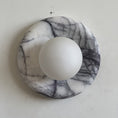 Load image into Gallery viewer, Orli White Marble Sconce