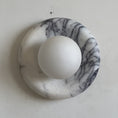 Load image into Gallery viewer, Orli White Marble Sconce