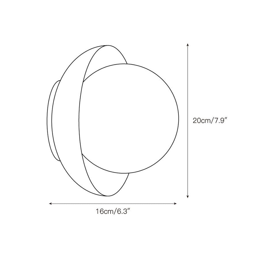 Eala Wall Lamp – detail 3 — Dimension drawings 1