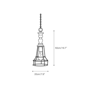 Earl Weathered Pendant Light – detail 3 — Dimension drawings 1