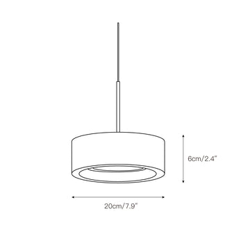 Elancourt Marble Pendant Lamp – detail 3 — Dimension drawings 1