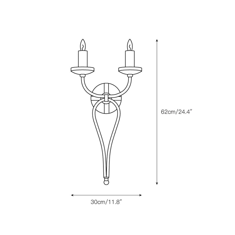 Elba Wall Lamp – detail 3 — Dimension drawings 1