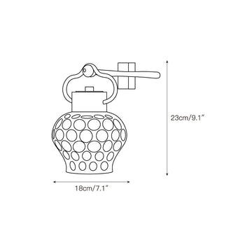 Eldorado Wall Lamp – detail 3 — Dimension drawings 1