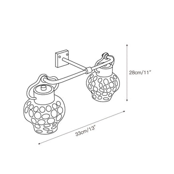 Eldorado Wall Lamp – detail 4 — Dimension drawings 2