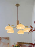 Load image into Gallery viewer, Elliptical Persimmon Chandelier