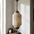 Carica l'immagine nel visualizzatore della galleria, Eloise Scallop Alabaster Pendant Lamp – detail 15