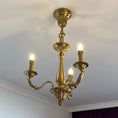 Charger l'image dans la visionneuse de la galerie, Winchester Brass Chandelier