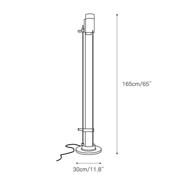 Erie Floor Lamp – detail 3 — Dimension drawings 1