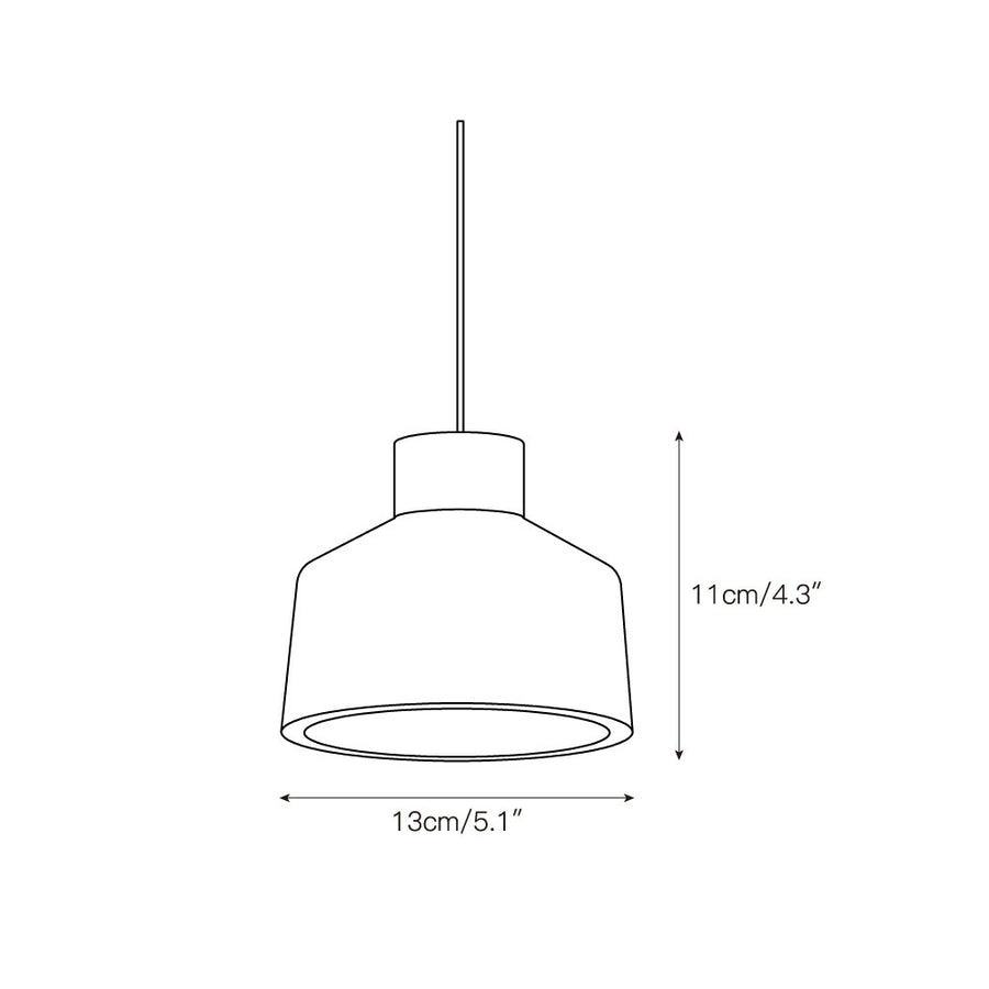 Etruscan Alabaster Pendant Lamp – detail 3 — Dimension drawings 1